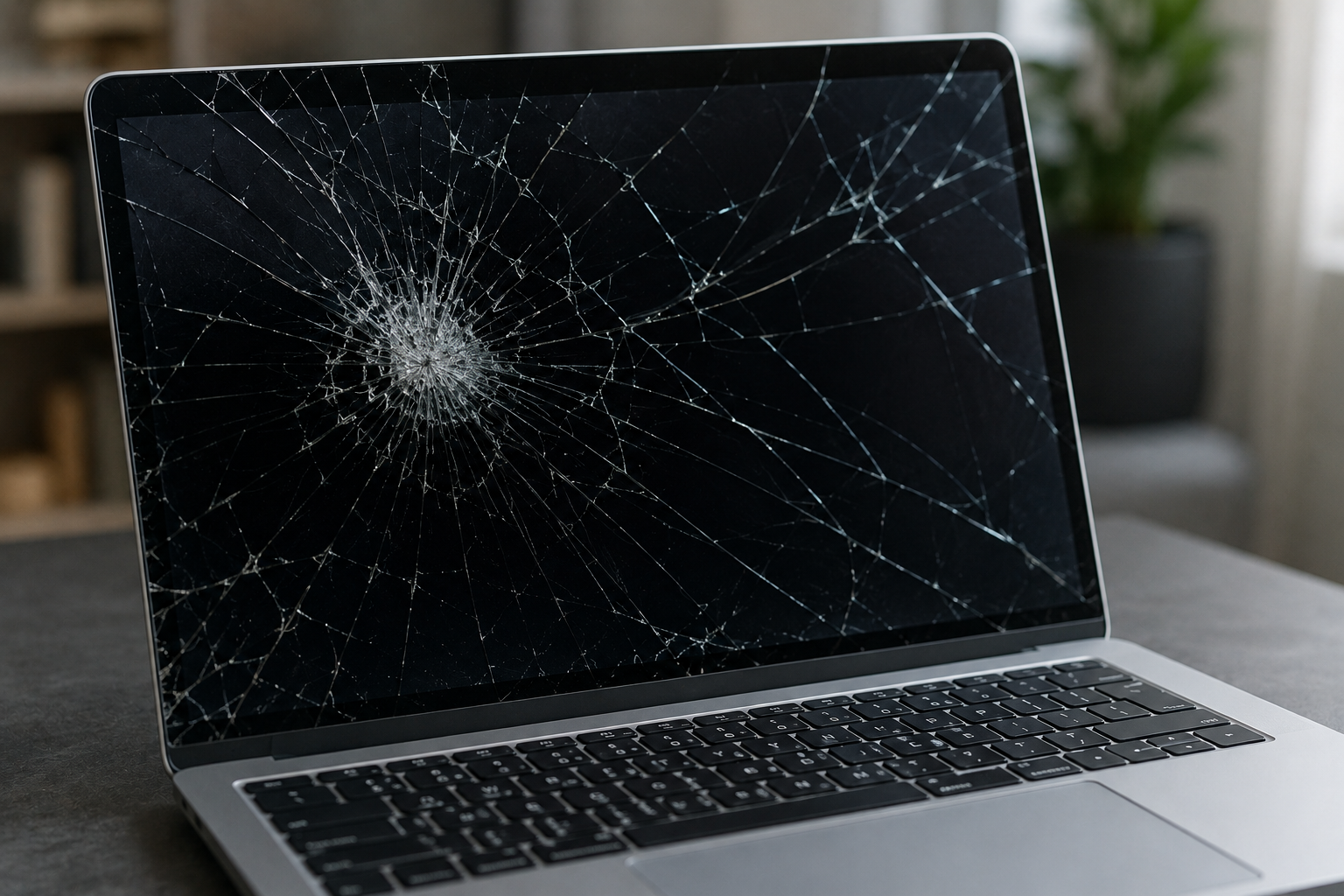 Knust MacBook skærm udskiftning